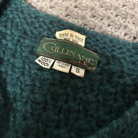 CULLINANE 100% Wool Vintage Cardigan Made in Italy - Picture 4 of 9